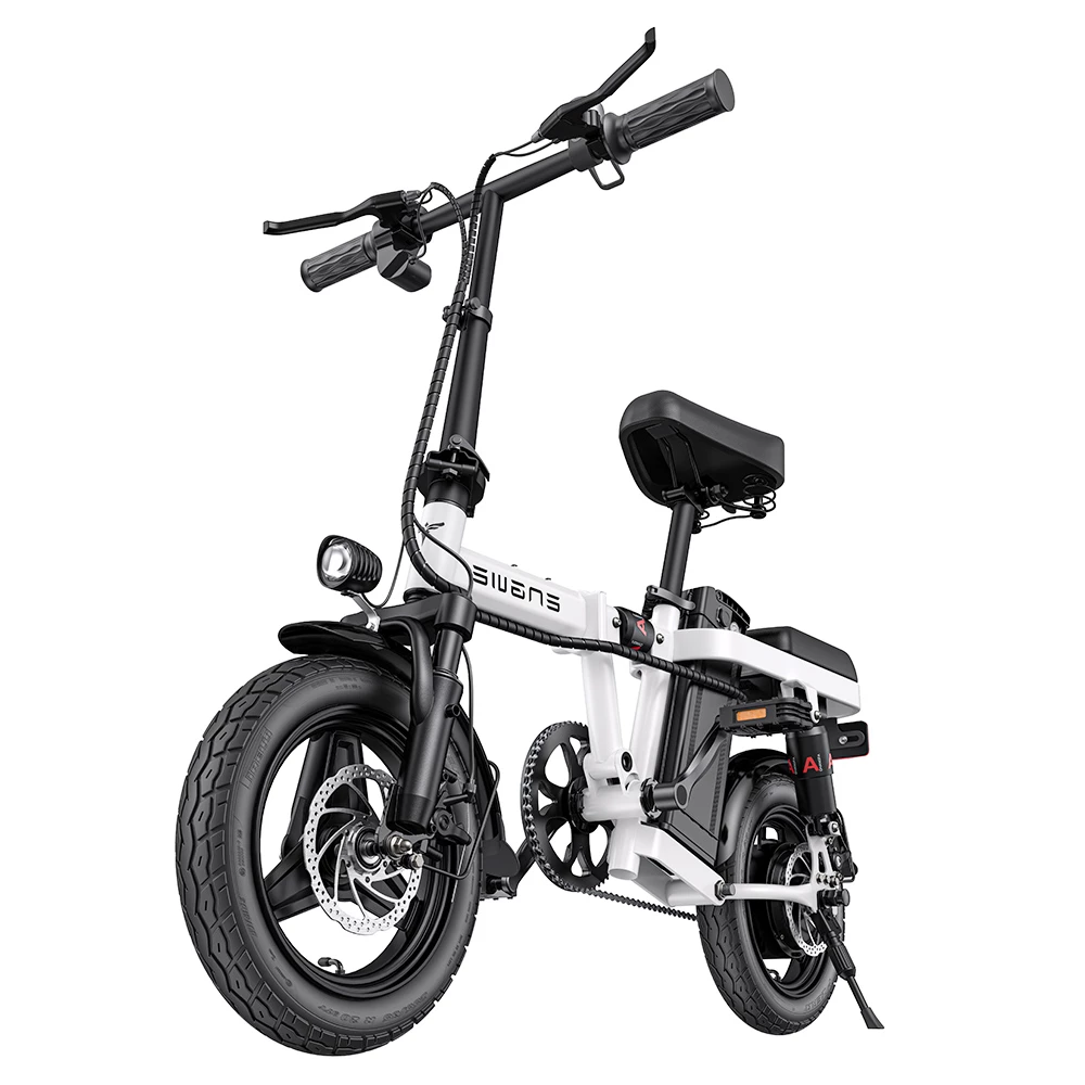 ENGWE T14 Folding Electric Bicycle 14 Inch Tire 250W Brushless Motor 48V 10Ah Battery 25km/h Max Speed - White 5 ENGWE T14 Folding Electric Bicycle 14 Inch Tire 250W Brushless Motor 48V 10Ah Battery 25km/h Max Speed - White - Image 3