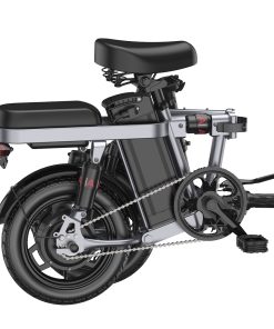 ENGWE T14 Folding Electric Bicycle 14 Inch Tire 350W Brushless Motor 48V 10Ah Battery 33Km/h Max Speed 80KM Range 100KG Load - Gray -rockbros-shop ENGWE T14 Folding Electric Bicycle 14 Inch Tire Grey 519018 3