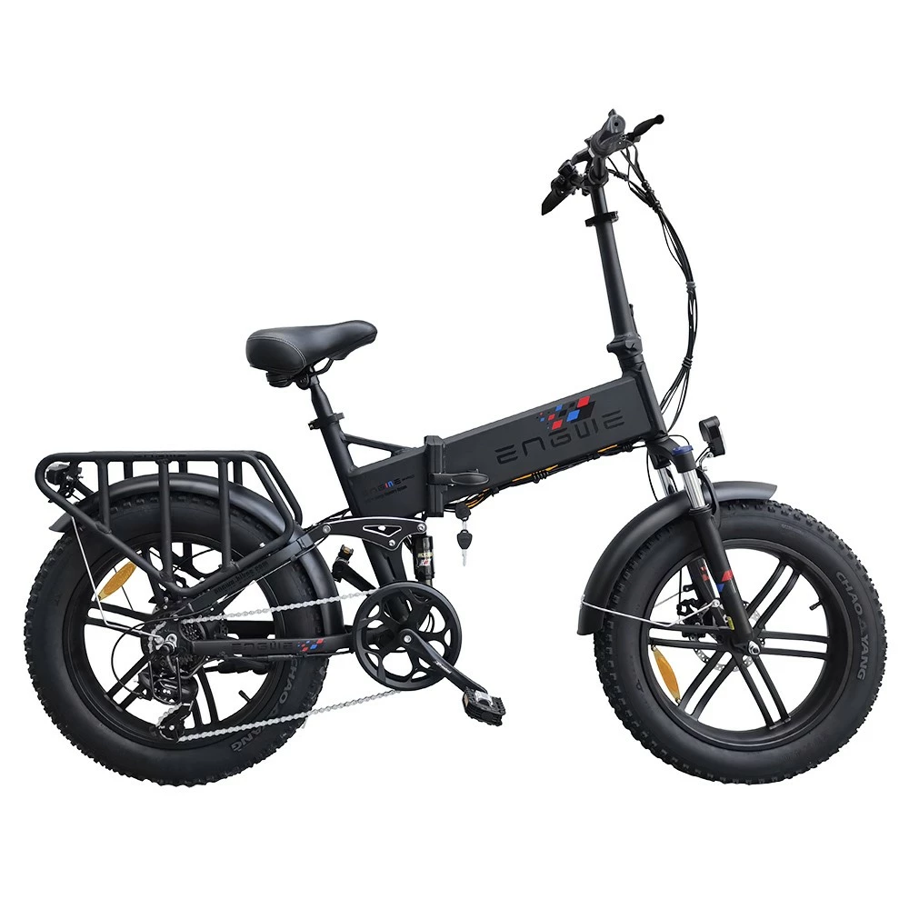 ENGWE X Folding Electric Bike 20*4.0 Inch Chaoyang Off-Road Fat Tires 250W Motor E-Bike 48V 13Ah Battery 25Km/h Max Speed 100KM Range Dual Disc Brake 150KG Max Load - Black 3 ENGWE X Folding Electric Bike 20*4.0 Inch Chaoyang Off-Road Fat Tires 250W Motor E-Bike 48V 13Ah Battery 25Km/h Max Speed 100KM Range Dual Disc Brake 150KG Max Load - Black