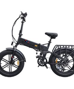 ENGWE X Folding Electric Bike 20*4.0 Inch Chaoyang Off-Road Fat Tires 250W Motor E-Bike 48V 13Ah Battery 25Km/h Max Speed 100KM Range Dual Disc Brake 150KG Max Load - Black