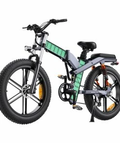 ENGWE X26 Electric Bike 26*4.0 Inch Fat Tires 50Km/h Max Speed 48V 1000W Motor 19.2Ah & 10Ah Dual Batteries For 100KM Range 150KG Max Load Triple Suspension System Shimano 8-Speed Gear Dual Hydraulic Disc Brake For All-Terrain Roads Mountain E-Bike -rockbros-shop ENGWE X26 Electric Bike 48V 1000W Motor 19Ah 7 5Ah Dual Battery 518357 2