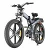 ENGWE X26 Electric Bike 26*4.0 Inch Fat Tires 50Km/h Max Speed 48V 1000W Motor 19.2Ah & 10Ah Dual Batteries For 100KM Range 150KG Max Load Triple Suspension System Shimano 8-Speed Gear Dual Hydraulic Disc Brake For All-Terrain Roads Mountain E-Bike -rockbros-shop ENGWE X26 Electric Bike 48V 1000W Motor 19Ah 7 5Ah Dual Battery 518357 3