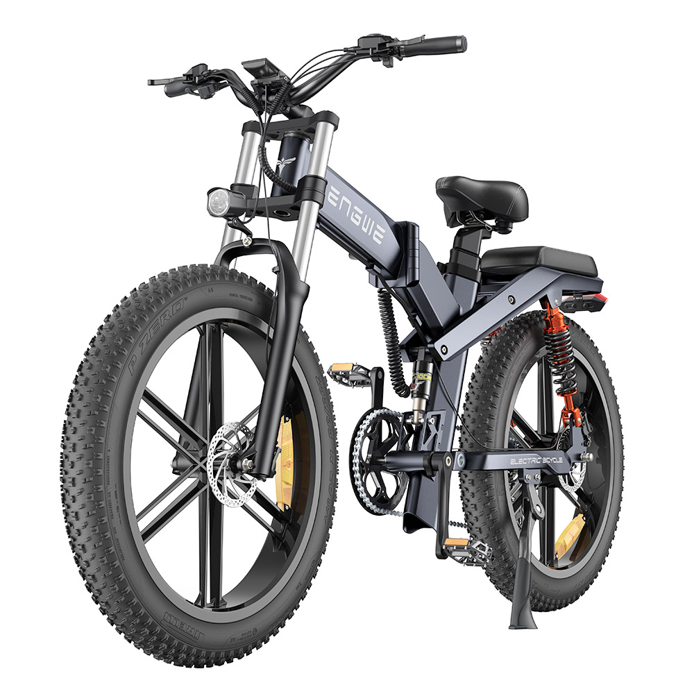 ENGWE X26 Electric Bike 26*4.0 Inch Fat Tires 50Km/h Max Speed 48V 1000W Motor 19.2Ah & 10Ah Dual Batteries for 100KM Range 150KG Max Load Triple Suspension System Shimano 8-Speed Gear Dual Hydraulic Disc Brake for All-Terrain Roads Mountain E-Bike ENGWE X26 Electric Bike 26*4.0 Inch Fat Tires 50Km/h Max Speed 48V 1000W Motor 19.2Ah & 10Ah Dual Batteries For 100KM Range 150KG Max Load Triple Suspension System Shimano 8-Speed Gear Dual Hydraulic Disc Brake For All-Terrain Roads Mountain E-Bike -rockbros-shop ENGWE X26 Electric Bike 48V 1000W Motor 19Ah 7 5Ah Dual Battery 518357 3
