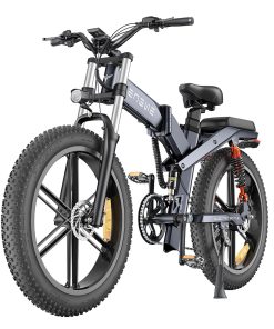 ENGWE X26 Electric Bike 26*4.0 Inch Fat Tires 50Km/h Max Speed 48V 1000W Motor 19.2Ah & 10Ah Dual Batteries For 100KM Range 150KG Max Load Triple Suspension System Shimano 8-Speed Gear Dual Hydraulic Disc Brake For All-Terrain Roads Mountain E-Bike -rockbros-shop ENGWE X26 Electric Bike 48V 1000W Motor 19Ah 7 5Ah Dual Battery 518813 3