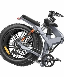ENGWE X26 Electric Bike 26*4.0 Inch Fat Tires 50Km/h Max Speed 48V 1000W Motor 19.2Ah & 10Ah Dual Batteries For 100KM Range 150KG Max Load Triple Suspension System Shimano 8-Speed Gear Dual Hydraulic Disc Brake For All-Terrain Roads Mountain E-Bike -rockbros-shop ENGWE X26 Electric Bike 48V 1000W Motor 19Ah 7 5Ah Dual Battery 518813 4