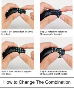 ENGWE Zinc Alloy Bicycle Lock One Foot 4 ENGWE Zinc Alloy Bicycle Lock One Foot -rockbros-shop ENGWE Zinc Alloy Bicycle Lock One Foot 518346 2