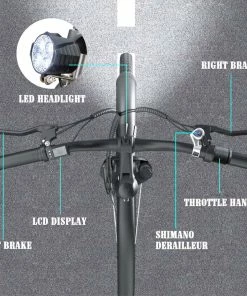 ESKUTE Wayfarer City E-bike Netuno Electric Bicycle 250W Rear-hub Motor 10Ah Battery For 65 Miles Range 13 ESKUTE Wayfarer City E-bike Netuno Electric Bicycle 250W Rear-hub Motor 10Ah Battery For 65 Miles Range -rockbros-shop ESKUTE Wayfare Electric Bicycle 250W Rear hub Motor 506447 5