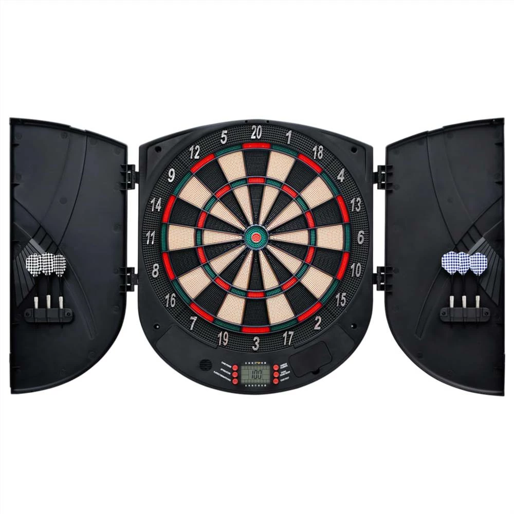 Electric Dartboard With Darts Black Polypropylene 5 Electric Dartboard With Darts Black Polypropylene - Image 3