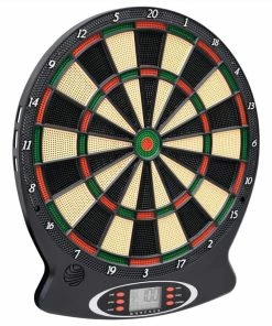 Electric Dartboard With Darts Black Polypropylene