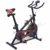 Exercise Spinning Bike With Pulse Sensors Black And Red -rockbros-shop Exercise Spinning Bike with Pulse Sensors Black and Red 427193 0