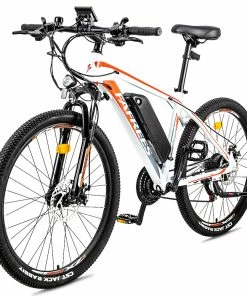 FAFREES Hailong One 26 Inch Electric Bike 250W Powerful Motor With 36V 10Ah Lithium-ion Battery SHIMANO 21 Speed - White -rockbros-shop FAFREES 26 Inch Electric Bike 250W Powerful Motor White 493949 1