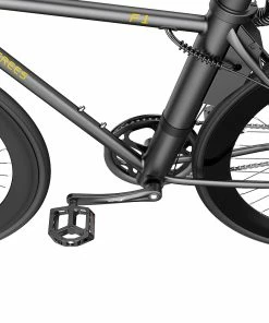 FAFREES F1 Electric Bike 250W Brushless Motor 25km/h Max Speed 9Ah Battery Shimano 7-Speed Transmission - Black -rockbros-shop FAFREES F1 Electric Bike 250W Brushless Motor Matte Army 516961 4