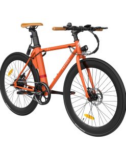 FAFREES F1 Electric Bike 250W Brushless Motor 25km/h Max Speed 9Ah Battery Shimano 7-Speed Transmission - Orange -rockbros-shop FAFREES F1 Electric Bike 250W Brushless Motor Matte Army 516963 1