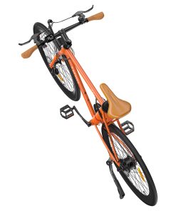 FAFREES F1 Electric Bike 250W Brushless Motor 25km/h Max Speed 9Ah Battery Shimano 7-Speed Transmission - Orange -rockbros-shop FAFREES F1 Electric Bike 250W Brushless Motor Matte Army 516963 5