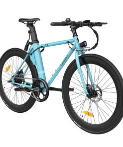 FAFREES F1 Electric Bike 250W Brushless Motor 25km/h Max Speed 9Ah Battery Shimano 7-Speed Transmission - Blue -rockbros-shop FAFREES F1 Electric Bike 250W Brushless Motor Matte Army 516964 1