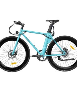 FAFREES F1 Electric Bike 250W Brushless Motor 25km/h Max Speed 9Ah Battery Shimano 7-Speed Transmission - Blue -rockbros-shop FAFREES F1 Electric Bike 250W Brushless Motor Matte Army 516964 3