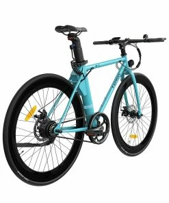 FAFREES F1 Electric Bike 250W Brushless Motor 25km/h Max Speed 9Ah Battery Shimano 7-Speed Transmission - Blue -rockbros-shop FAFREES F1 Electric Bike 250W Brushless Motor Matte Army 516964 4