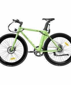 FAFREES F1 Electric Bike 250W Brushless Motor 25km/h Max Speed 9Ah Battery Shimano 7-Speed Transmission - Green -rockbros-shop FAFREES F1 Electric Bike 250W Brushless Motor Matte Army 516965 3