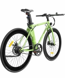 FAFREES F1 Electric Bike 250W Brushless Motor 25km/h Max Speed 9Ah Battery Shimano 7-Speed Transmission - Green -rockbros-shop FAFREES F1 Electric Bike 250W Brushless Motor Matte Army 516965 4