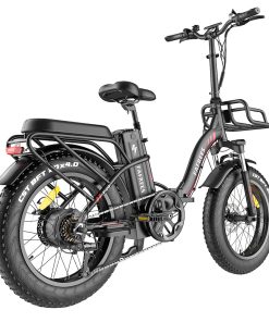 FAFREES F20 Max Electric Bike 20*4.0 Inch Fat Tire 500W Brushless Motor 25Km/h Max Speed Folding Frame E-bike With Removable 48V 18Ah Lithium Battery 140KM Max Range 150KG Load Dual Disc Brakes Shimano 7 Speed Gear - Black -rockbros-shop FAFREES F20 Max Electric Bike 20 Inch Folding Frame E bike Black 518265 4