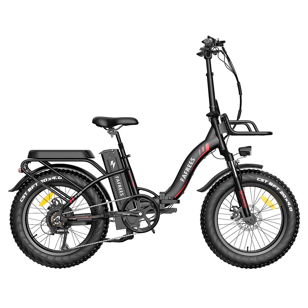 FAFREES F20 Max Electric Bike 20*4.0 Inch Fat Tire 500W Brushless Motor 25Km/h Speed Removable 48V 22.5Ah Lithium Battery Front & Rear Disc Brakes Shimano 7-Speed Gear 150KG Max Speed Folding E-bike with Footrest - Black FAFREES F20 Max Electric Bike 20*4.0 Inch Fat Tire 500W Brushless Motor 25Km/h Speed Removable 48V 22.5Ah Lithium Battery Front & Rear Disc Brakes Shimano 7-Speed Gear 150KG Max Speed Folding E-bike With Footrest - Black -rockbros-shop FAFREES F20 Max Electric Bike 20 Inch Folding Frame E bike Black 519276 0