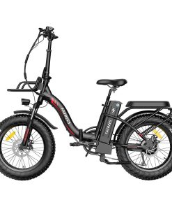 FAFREES F20 Max Electric Bike 20*4.0 Inch Fat Tire 500W Brushless Motor 25Km/h Speed Removable 48V 22.5Ah Lithium Battery Front & Rear Disc Brakes Shimano 7-Speed Gear 150KG Max Speed Folding E-bike With Footrest - Black 3 FAFREES F20 Max Electric Bike 20*4.0 Inch Fat Tire 500W Brushless Motor 25Km/h Speed Removable 48V 22.5Ah Lithium Battery Front & Rear Disc Brakes Shimano 7-Speed Gear 150KG Max Speed Folding E-bike With Footrest - Black -rockbros-shop FAFREES F20 Max Electric Bike 20 Inch Folding Frame E bike Black 519276 1