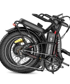FAFREES F20 Max Electric Bike 20*4.0 Inch Fat Tire 500W Brushless Motor 25Km/h Speed Removable 48V 22.5Ah Lithium Battery Front & Rear Disc Brakes Shimano 7-Speed Gear 150KG Max Speed Folding E-bike With Footrest - Black 7 FAFREES F20 Max Electric Bike 20*4.0 Inch Fat Tire 500W Brushless Motor 25Km/h Speed Removable 48V 22.5Ah Lithium Battery Front & Rear Disc Brakes Shimano 7-Speed Gear 150KG Max Speed Folding E-bike With Footrest - Black -rockbros-shop FAFREES F20 Max Electric Bike 20 Inch Folding Frame E bike Black 519276 5
