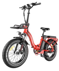 FAFREES F20 Max Electric Bike 20*4.0 Inch Fat Tire 500W Brushless Motor 25Km/h Speed Removable 48V 22.5Ah Lithium Battery Front & Rear Disc Brakes Shimano 7-Speed Gear 150KG Max Speed Folding E-bike With Footrest - Red 5 FAFREES F20 Max Electric Bike 20*4.0 Inch Fat Tire 500W Brushless Motor 25Km/h Speed Removable 48V 22.5Ah Lithium Battery Front & Rear Disc Brakes Shimano 7-Speed Gear 150KG Max Speed Folding E-bike With Footrest - Red -rockbros-shop FAFREES F20 Max Electric Bike 20 Inch Folding Frame E bike Red 519278 3