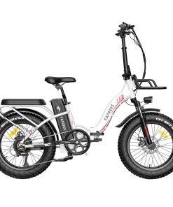 FAFREES F20 Max Electric Bike 20*4.0 Inch Fat Tire 500W Brushless Motor 25Km/h Max Speed Folding Frame E-bike With Removable 48V 18Ah Lithium Battery 140KM Max Range 150KG Load Dual Disc Brakes Shimano 7 Speed Gear - White 3 FAFREES F20 Max Electric Bike 20*4.0 Inch Fat Tire 500W Brushless Motor 25Km/h Max Speed Folding Frame E-bike With Removable 48V 18Ah Lithium Battery 140KM Max Range 150KG Load Dual Disc Brakes Shimano 7 Speed Gear - White -rockbros-shop FAFREES F20 Max Electric Bike 20 Inch Folding Frame E bike White 518266 0