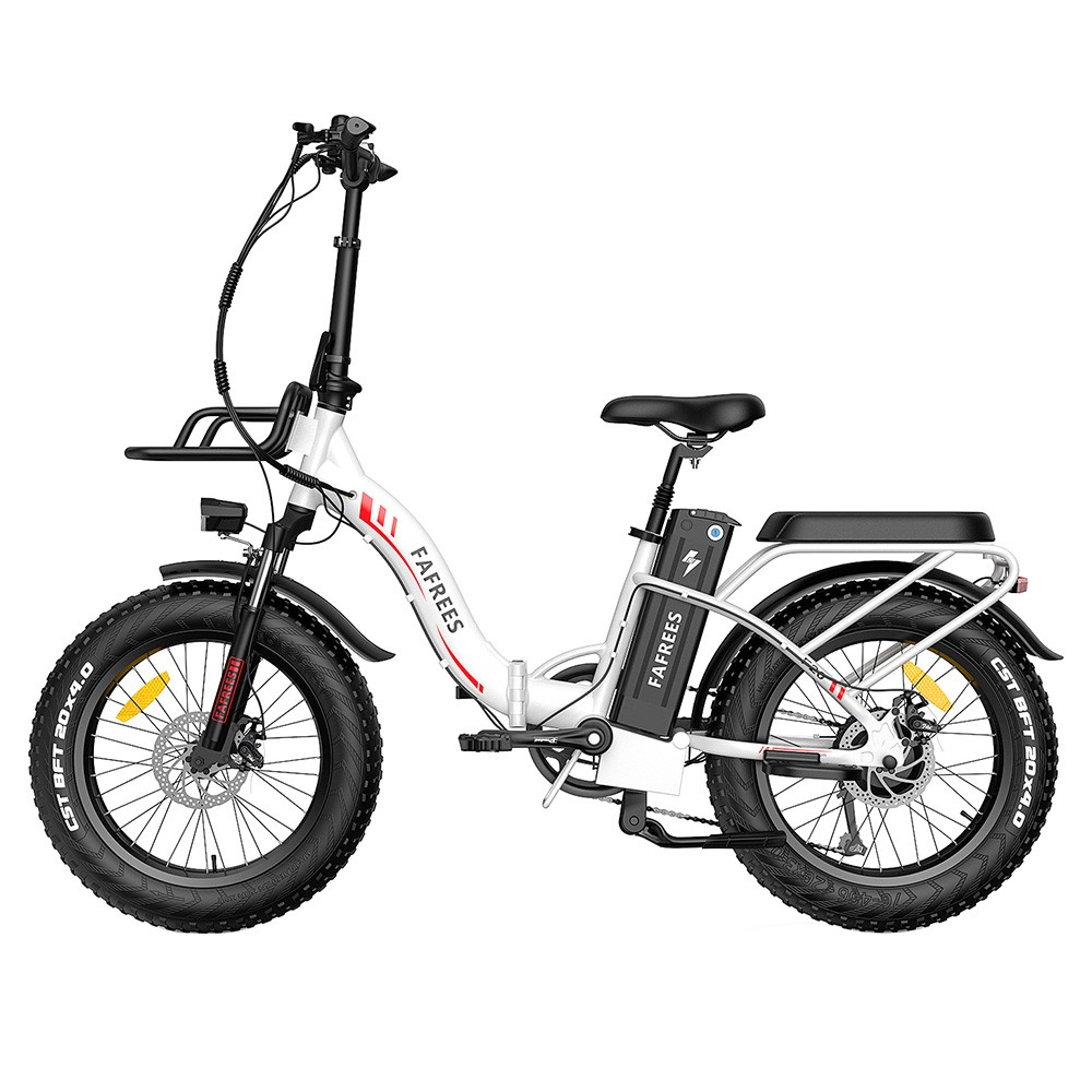 FAFREES F20 Max Electric Bike 20*4.0 Inch Fat Tire 500W Brushless Motor 25Km/h Speed Removable 48V 22.5Ah Lithium Battery Front & Rear Disc Brakes Shimano 7-Speed Gear 150KG Max Speed Folding E-bike with Footrest - White FAFREES F20 Max Electric Bike 20*4.0 Inch Fat Tire 500W Brushless Motor 25Km/h Speed Removable 48V 22.5Ah Lithium Battery Front & Rear Disc Brakes Shimano 7-Speed Gear 150KG Max Speed Folding E-bike With Footrest - White -rockbros-shop FAFREES F20 Max Electric Bike 20 Inch Folding Frame E bike White 519277 1