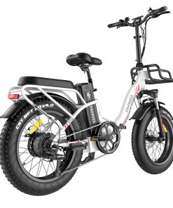FAFREES F20 Max Electric Bike 20*4.0 Inch Fat Tire 500W Brushless Motor 25Km/h Speed Removable 48V 22.5Ah Lithium Battery Front & Rear Disc Brakes Shimano 7-Speed Gear 150KG Max Speed Folding E-bike With Footrest - White 6 FAFREES F20 Max Electric Bike 20*4.0 Inch Fat Tire 500W Brushless Motor 25Km/h Speed Removable 48V 22.5Ah Lithium Battery Front & Rear Disc Brakes Shimano 7-Speed Gear 150KG Max Speed Folding E-bike With Footrest - White -rockbros-shop FAFREES F20 Max Electric Bike 20 Inch Folding Frame E bike White 519277 4
