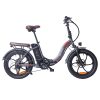 FAFREES F20 Pro Electric Bike 20*3.0 Inch Fat Tire 250W Brushless Motor 25Km/h Max Speed 7-Speed Gears With Removable 36V 18AH Lithium Battery 150KM Max Range Double Disc Brake Folding Frame E-bike - Gray -rockbros-shop FAFREES F20 Pro Electric Bike 20 Inch Folding Frame E bike Grey 516257 0