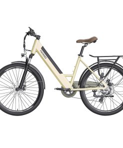 FAFREES F26 Pro City E-Bike 26 Inch Step-through Electric Bicycle 25Km/h 250W Motor 36V 10Ah Embedded Removable Battery Shimano 7 Speed Dual Disc Brakes APP Connect - Golden 4 FAFREES F26 Pro City E-Bike 26 Inch Step-through Electric Bicycle 25Km/h 250W Motor 36V 10Ah Embedded Removable Battery Shimano 7 Speed Dual Disc Brakes APP Connect - Golden -rockbros-shop FAFREES F26 Pro 26 Step through City E Bike Gold 501480 2
