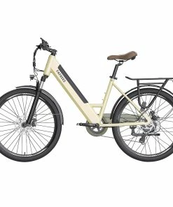 FAFREES F26 Pro City E-Bike 26 Inch Step-through Electric Bicycle 25Km/h 250W Motor 36V 10Ah Embedded Removable Battery Shimano 7 Speed Dual Disc Brakes APP Connect - Golden 10 FAFREES F26 Pro City E-Bike 26 Inch Step-through Electric Bicycle 25Km/h 250W Motor 36V 10Ah Embedded Removable Battery Shimano 7 Speed Dual Disc Brakes APP Connect - Golden -rockbros-shop FAFREES F26 Pro 26 Step through City E Bike Gold 501480 2