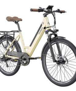 FAFREES F26 Pro City E-Bike 26 Inch Step-through Electric Bicycle 25Km/h 250W Motor 36V 10Ah Embedded Removable Battery Shimano 7 Speed Dual Disc Brakes APP Connect - Golden 5 FAFREES F26 Pro City E-Bike 26 Inch Step-through Electric Bicycle 25Km/h 250W Motor 36V 10Ah Embedded Removable Battery Shimano 7 Speed Dual Disc Brakes APP Connect - Golden -rockbros-shop FAFREES F26 Pro 26 Step through City E Bike Gold 501480 3