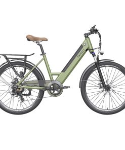 FAFREES F26 Pro City E-Bike 26 Inch Step-through Electric Bicycle 25Km/h 250W Motor 36V 10Ah Embedded Removable Battery Shimano 7 Speed Dual Disc Brakes APP Connect - Green 3 FAFREES F26 Pro City E-Bike 26 Inch Step-through Electric Bicycle 25Km/h 250W Motor 36V 10Ah Embedded Removable Battery Shimano 7 Speed Dual Disc Brakes APP Connect - Green -rockbros-shop FAFREES F26 Pro 26 Step through City E Bike Green 501478 1