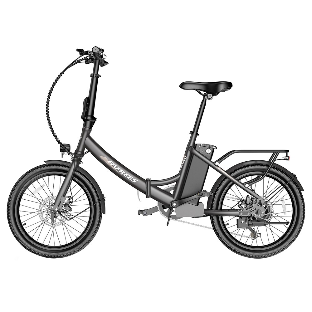 FAFREES F20 Light Folding City E-bike 20*1.95 Inch Tire 36V 250W Motor 25Km/h Max Speed 14.5Ah Battery Shimano 7-Speed Gear IPX4 Waterproof - Black FAFREES F20 Light Folding City E-bike 20*1.95 Inch Tire 36V 250W Motor 25Km/h Max Speed 14.5Ah Battery Shimano 7-Speed Gear IPX4 Waterproof - Black -rockbros-shop FAFREES FF20 Light Folding City E bike Black 519502 1