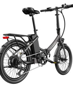 FAFREES F20 Light Folding City E-bike 20*1.95 Inch Tire 36V 250W Motor 25Km/h Max Speed 14.5Ah Battery Shimano 7-Speed Gear IPX4 Waterproof - Black 6 FAFREES F20 Light Folding City E-bike 20*1.95 Inch Tire 36V 250W Motor 25Km/h Max Speed 14.5Ah Battery Shimano 7-Speed Gear IPX4 Waterproof - Black -rockbros-shop FAFREES FF20 Light Folding City E bike Black 519502 4