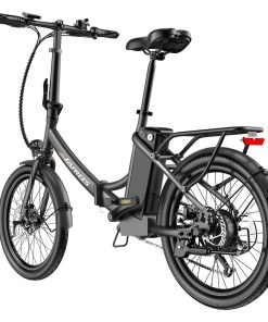 FAFREES F20 Light Folding City E-bike 20*1.95 Inch Tire 36V 250W Motor 25Km/h Max Speed 14.5Ah Battery Shimano 7-Speed Gear IPX4 Waterproof - Black 7 FAFREES F20 Light Folding City E-bike 20*1.95 Inch Tire 36V 250W Motor 25Km/h Max Speed 14.5Ah Battery Shimano 7-Speed Gear IPX4 Waterproof - Black -rockbros-shop FAFREES FF20 Light Folding City E bike Black 519502 5
