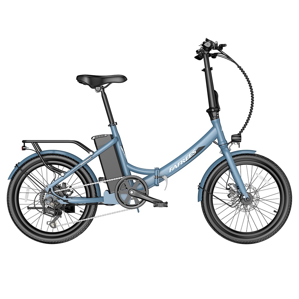 FAFREES F20 Light Folding City E-bike 20*1.95 Inch Tire 36V 250W Motor 25Km/h Max Speed 14.5Ah Battery Shimano 7-Speed Gear IPX4 Waterproof - Blue FAFREES F20 Light Folding City E-bike 20*1.95 Inch Tire 36V 250W Motor 25Km/h Max Speed 14.5Ah Battery Shimano 7-Speed Gear IPX4 Waterproof - Blue -rockbros-shop FAFREES FF20 Light Folding City E bike Blue 519506 0