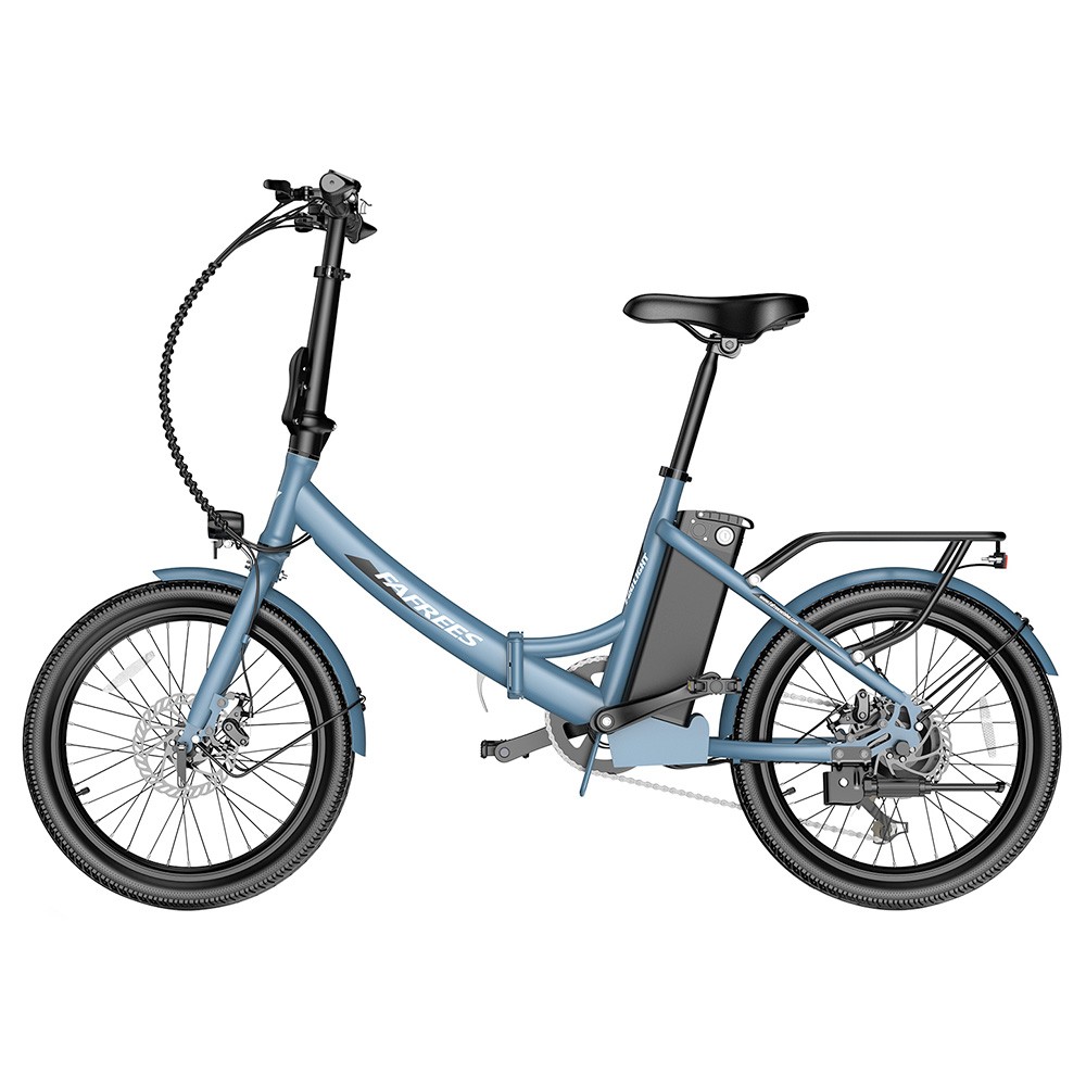 FAFREES F20 Light Folding City E-bike 20*1.95 Inch Tire 36V 250W Motor 25Km/h Max Speed 14.5Ah Battery Shimano 7-Speed Gear IPX4 Waterproof - Blue FAFREES F20 Light Folding City E-bike 20*1.95 Inch Tire 36V 250W Motor 25Km/h Max Speed 14.5Ah Battery Shimano 7-Speed Gear IPX4 Waterproof - Blue -rockbros-shop FAFREES FF20 Light Folding City E bike Blue 519506 1