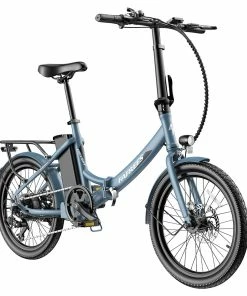 FAFREES F20 Light Folding City E-bike 20*1.95 Inch Tire 36V 250W Motor 25Km/h Max Speed 14.5Ah Battery Shimano 7-Speed Gear IPX4 Waterproof - Blue 11 FAFREES F20 Light Folding City E-bike 20*1.95 Inch Tire 36V 250W Motor 25Km/h Max Speed 14.5Ah Battery Shimano 7-Speed Gear IPX4 Waterproof - Blue -rockbros-shop FAFREES FF20 Light Folding City E bike Blue 519506 2