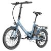 FAFREES F20 Light Folding City E-bike 20*1.95 Inch Tire 36V 250W Motor 25Km/h Max Speed 14.5Ah Battery Shimano 7-Speed Gear IPX4 Waterproof - Blue 2 FAFREES F20 Light Folding City E-bike 20*1.95 Inch Tire 36V 250W Motor 25Km/h Max Speed 14.5Ah Battery Shimano 7-Speed Gear IPX4 Waterproof - Blue -rockbros-shop FAFREES FF20 Light Folding City E bike Blue 519506 3
