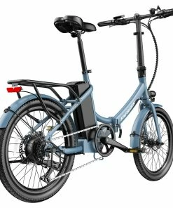 FAFREES F20 Light Folding City E-bike 20*1.95 Inch Tire 36V 250W Motor 25Km/h Max Speed 14.5Ah Battery Shimano 7-Speed Gear IPX4 Waterproof - Blue 12 FAFREES F20 Light Folding City E-bike 20*1.95 Inch Tire 36V 250W Motor 25Km/h Max Speed 14.5Ah Battery Shimano 7-Speed Gear IPX4 Waterproof - Blue -rockbros-shop FAFREES FF20 Light Folding City E bike Blue 519506 4