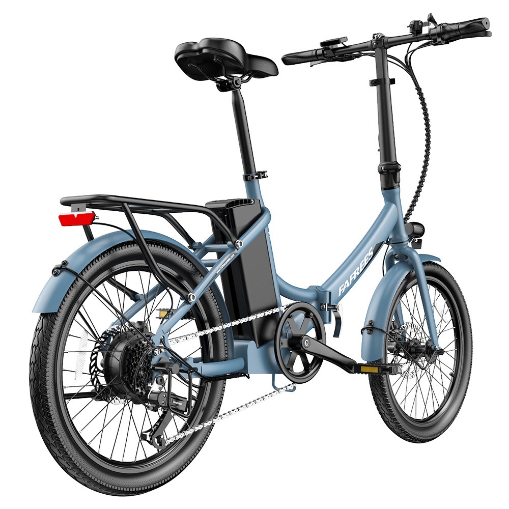 FAFREES F20 Light Folding City E-bike 20*1.95 Inch Tire 36V 250W Motor 25Km/h Max Speed 14.5Ah Battery Shimano 7-Speed Gear IPX4 Waterproof - Blue FAFREES F20 Light Folding City E-bike 20*1.95 Inch Tire 36V 250W Motor 25Km/h Max Speed 14.5Ah Battery Shimano 7-Speed Gear IPX4 Waterproof - Blue -rockbros-shop FAFREES FF20 Light Folding City E bike Blue 519506 4