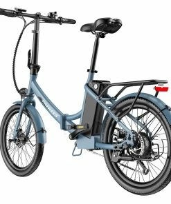 FAFREES F20 Light Folding City E-bike 20*1.95 Inch Tire 36V 250W Motor 25Km/h Max Speed 14.5Ah Battery Shimano 7-Speed Gear IPX4 Waterproof - Blue 13 FAFREES F20 Light Folding City E-bike 20*1.95 Inch Tire 36V 250W Motor 25Km/h Max Speed 14.5Ah Battery Shimano 7-Speed Gear IPX4 Waterproof - Blue -rockbros-shop FAFREES FF20 Light Folding City E bike Blue 519506 5
