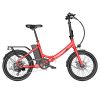 FAFREES F20 Light Folding City E-bike 20*1.95 Inch Tire 36V 250W Motor 25Km/h Max Speed 14.5Ah Battery Shimano 7-Speed Gear IPX4 Waterproof - Red 1 FAFREES F20 Light Folding City E-bike 20*1.95 Inch Tire 36V 250W Motor 25Km/h Max Speed 14.5Ah Battery Shimano 7-Speed Gear IPX4 Waterproof - Red -rockbros-shop FAFREES FF20 Light Folding City E bike Red 519504 0