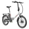 FAFREES F20 Light Folding City E-bike 20*1.95 Inch Tire 36V 250W Motor 25Km/h Max Speed 14.5Ah Battery Shimano 7-Speed Gear IPX4 Waterproof - White