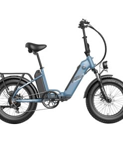 FAFREES FF20 Polar Electric Bike 48V 500W Motor 40Km/h Max Speed Dual 10.4Ah Batteries For 150KM Range 20*4.0 Inch CHAOYANG Fat Tire Double Disc Brakes Shimano 7-Speed Gear LCD Color Display - Blue -rockbros-shop FAFREES FF20 Polar Electric Bike Blue 519500 0