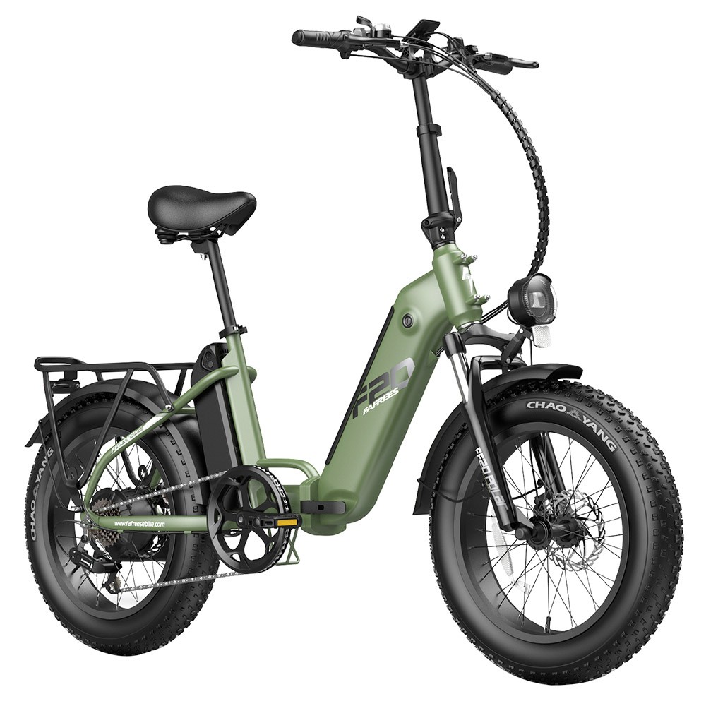 FAFREES FF20 Polar Electric Bike 48V 500W Motor 40Km/h Max Speed Dual 10.4Ah Batteries for 150KM Range 20*4.0 Inch CHAOYANG Fat Tire Double Disc Brakes Shimano 7-Speed Gear LCD Color Display - Green FAFREES FF20 Polar Electric Bike 48V 500W Motor 40Km/h Max Speed Dual 10.4Ah Batteries For 150KM Range 20*4.0 Inch CHAOYANG Fat Tire Double Disc Brakes Shimano 7-Speed Gear LCD Color Display - Green -rockbros-shop FAFREES FF20 Polar Electric Bike Green 519499 2